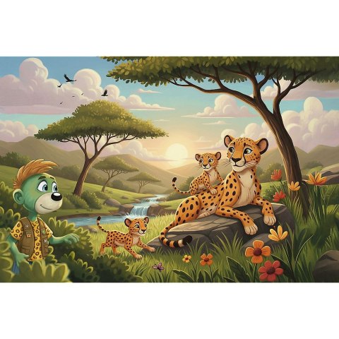 Puzzle Trefliki Gepardy 100 el. Trefl (16592)