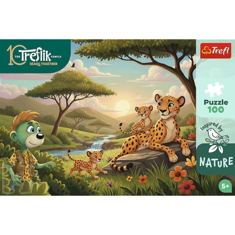 Puzzle Trefliki Gepardy 100 el. Trefl (16592)