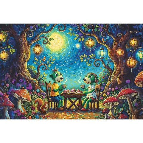 Puzzle Trefliki Spotkanie w kawiarni 100 el. Trefl (16561)