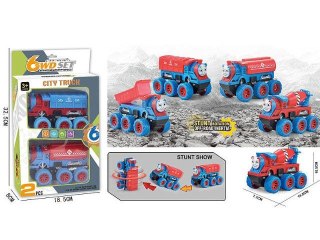 Samochód AUTO LOKOMOTYWA 2W1 BKOL8770 Bigtoys (BKOL8770)