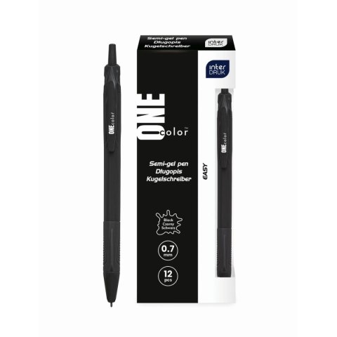 Długopis żelowy EASY One color wkład czarny 0,7mm Interdruk