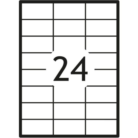 Etykieta samoprzylepna A4 biała Grand (014)