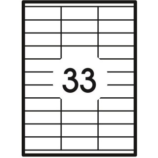 Etykieta samoprzylepna A4 biały [mm:] 70x25 Grand (008)