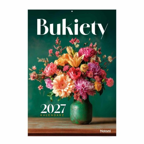 Kalendarz ścienny BUKIETY 205mm x 295mm Press (16 STRON)