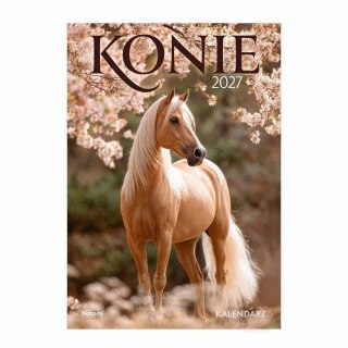 Kalendarz ścienny KONIE 205mm x 295mm Press (16 STRON)