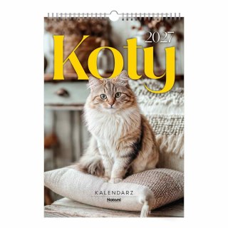 Kalendarz ścienny KOTY A3 Press (16 STRON)