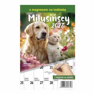 Kalendarz ścienny Z MAGNESEM A5 137mm x 210mm Press (MILUSIŃSCY)