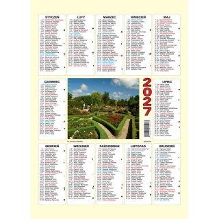 Kalendarz ścienny plakietka A4 250mm x 350mm Beskidy