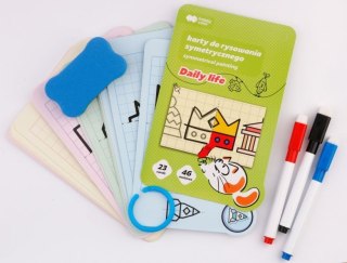 Książeczka edukacyjna Karty do rysunku symetrycznego Happy Color (HA 2621 1123-LF24)