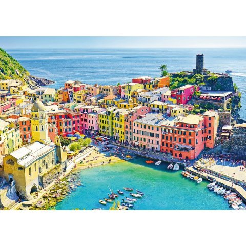 Puzzle Malownicze miasteczko Vernazza, Liguria, Włochy 1000 el. Trefl (10988)