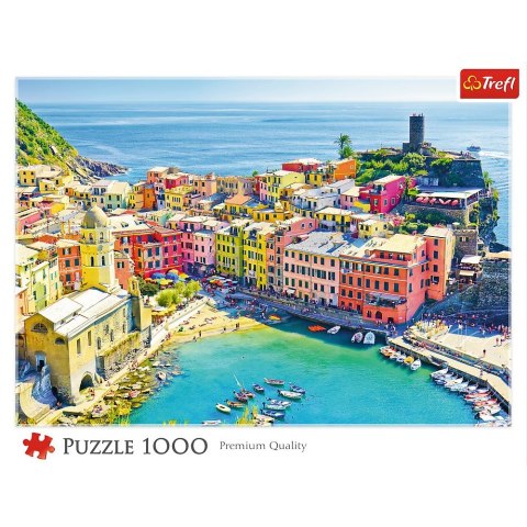 Puzzle Malownicze miasteczko Vernazza, Liguria, Włochy 1000 el. Trefl (10988)