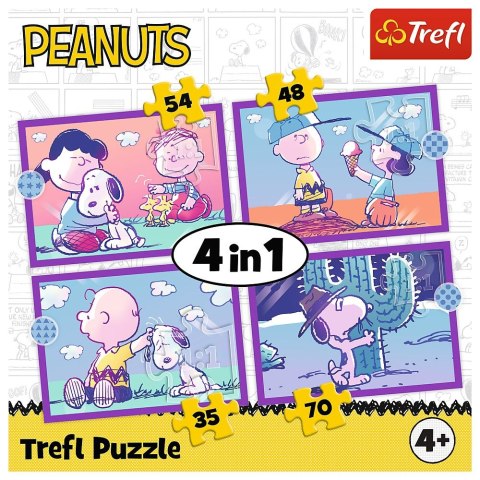Puzzle Snoopy 4w1 el. Trefl (34691)