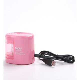 Temperówka elektryczna różowa na baterie różowa Eagle (EG-5161USB)