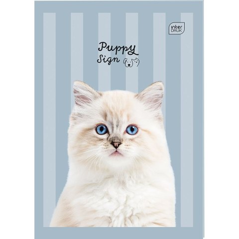 Zeszyt A4 PUPPY SIGN 32k. 70g krata Interdruk (ZEA432K#PS)