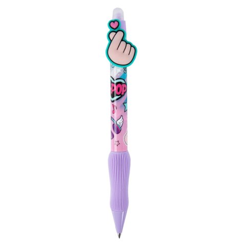Długopis K-pop wymazywalny wkład niebieski 0,5mm Patio (27584CP)