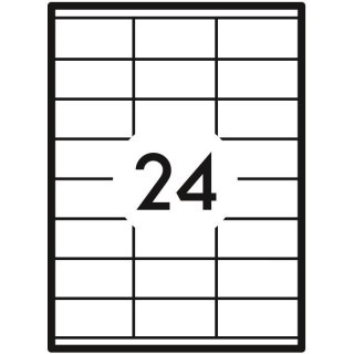Etykieta samoprzylepna A4 biała Grand (012)