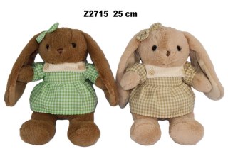 Pluszak ZAJAC W SUKIENCE 2 WZORY 25 CM [mm:] 250 25cm Sun-Day (176431)