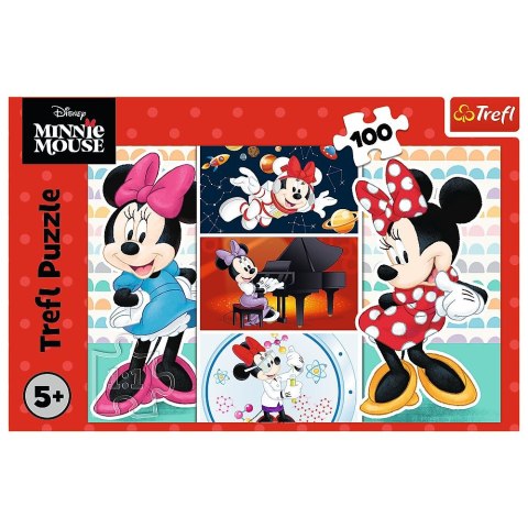 Puzzle Disney Minnie Zabawna Minnie 100 el. Trefl (16517)