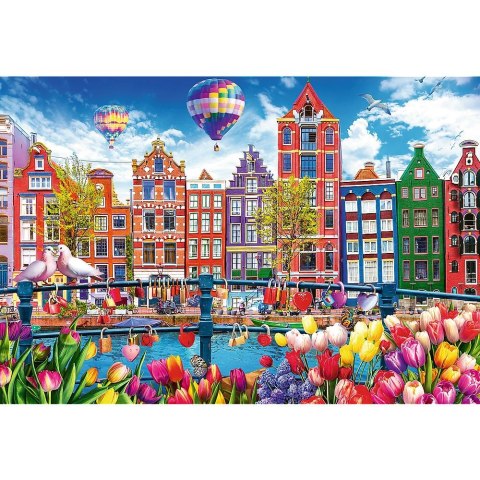Puzzle Kolorowy Amsterdam 1500 el. Trefl (26221)