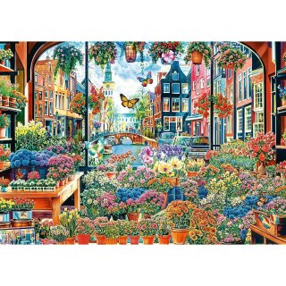 Puzzle Kwiaciarnia w Amsterdamie 2000 el. Trefl (27128)