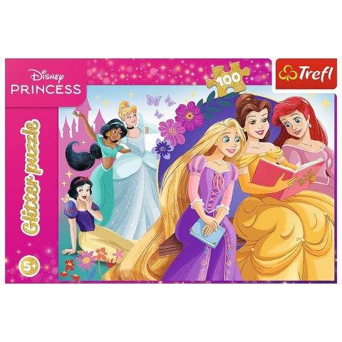 Puzzle Princess Brokat Blask magii przyjaźni 100 el. Trefl (14834)