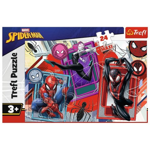 Puzzle Spiderman Pajęcze zmysły" 24 el. Trefl (14366)