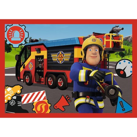 Puzzle Strażak Sam Przygody strażaka Sama 4w1 el. Trefl (34632)