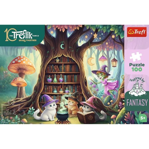 Puzzle Trefliki Czrodziejskie kociaki 100 el. Trefl (16572)