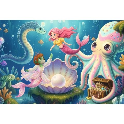 Puzzle Trefliki W krainie syrenek 100 el. Trefl (16575)