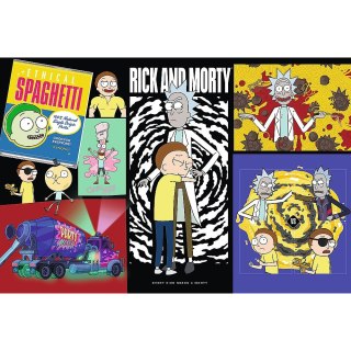 Puzzle Warner Rick And Morty Dziwne miejsce w galaktyce 300 el. Trefl (23035)