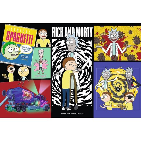 Puzzle Warner Rick And Morty Dziwne miejsce w galaktyce 300 el. Trefl (23035)