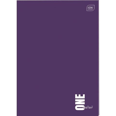 Zeszyt A4 A4 32 # ONE COLOR 32k. krata Interdruk (ZEA432K#Girls)