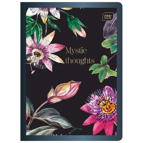 Zeszyt A5 GRANDIFLORA metalic 80k. 70g krata Interdruk (ZE60KFG)