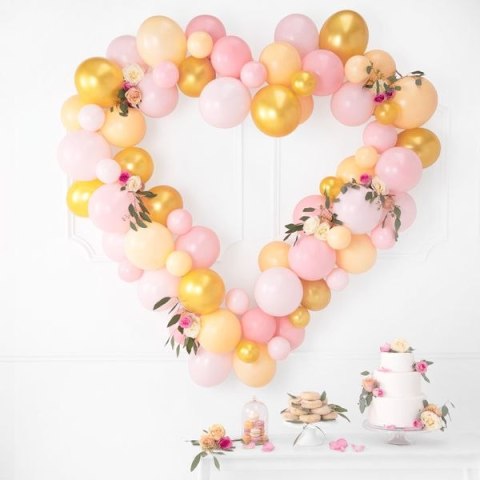 Balon gumowy metalizowany 100 szt Partydeco (SB12M-019)