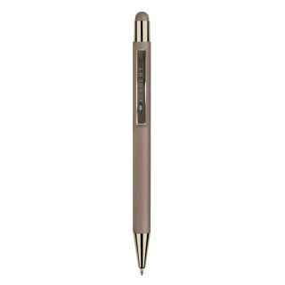 Długopis standardowy TOUCHPAD metalowy wkład czarny 0,7mm Interdruk (żelowy)