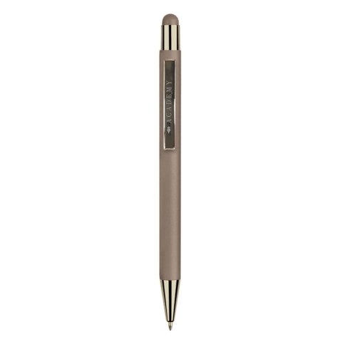 Długopis standardowy TOUCHPAD metalowy wkład czarny 0,7mm Interdruk (żelowy)