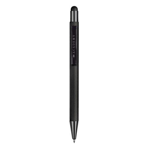 Długopis standardowy TOUCHPAD metalowy wkład czarny 0,7mm Interdruk (żelowy)