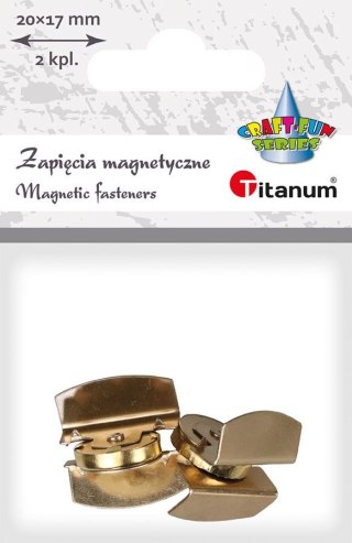 Dodatek Craft-Fun Series Szydełkowanie zapięcia magnetyczne do torebek Titanum (26CR0101-4)