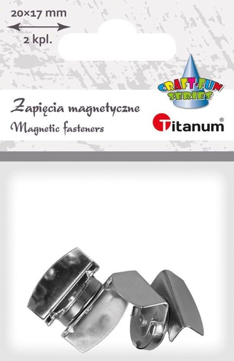 Dodatek Craft-Fun Series Szydełkowanie zapięcia magnetyczne do torebek Titanum (26CR0101-5)