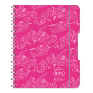 Kołobrulion A5 ECO Colors Róż 9500172 80k. kratka Herlitz (400198751)