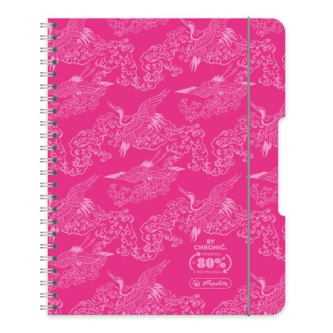 Kołobrulion A5 ECO Colors Róż 9500172 80k. kratka Herlitz (400198751)
