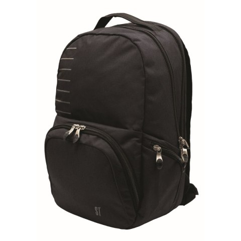 Plecak BLACK MELANGE 2KOMORY St.Right (BP-35)