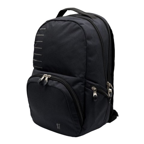 Plecak BLACK MELANGE 2KOMORY St.Right (BP-35)