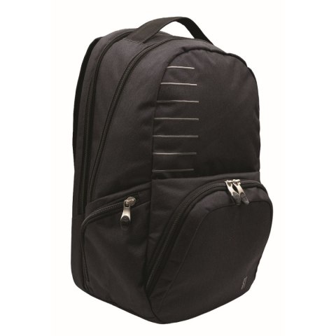 Plecak BLACK MELANGE 2KOMORY St.Right (BP-35)