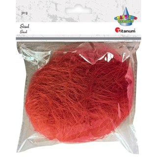 Sizal Craft-Fun Series czerwony 30g Titanum (363113)