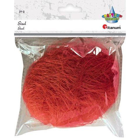 Sizal Craft-Fun Series czerwony 30g Titanum (363113)