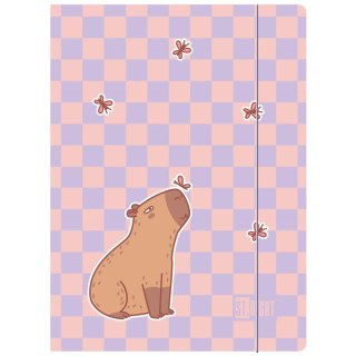 Teczka kartonowa na gumkę Chill Capybara A4 mix Unipap