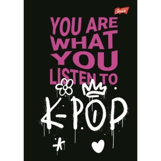 Zeszyt A4 K-POP VIBES 60k. 70g krata Unipap