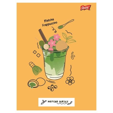 Zeszyt A4 Matcha Mood 120k. 70g krata Unipap