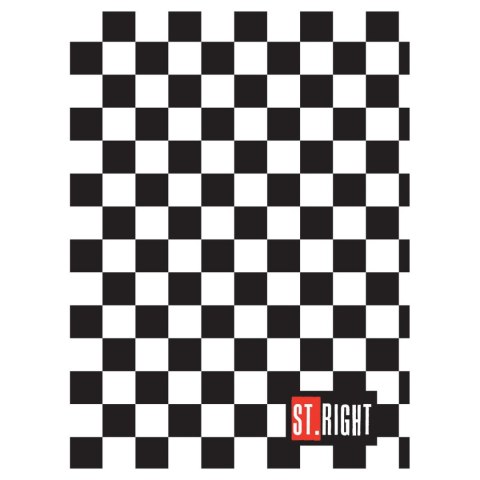 Zeszyt A5 CHECKERED VIBE 32k. 70g linia podwójna kolorowa Unipap
